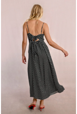 Molly Bracken Molly Bracken -  Polka Dot Maxi Dress (Black)