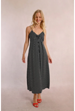 Molly Bracken Molly Bracken -  Polka Dot Maxi Dress (Black)