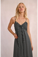 Molly Bracken Molly Bracken -  Polka Dot Maxi Dress (Black)