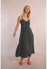 Molly Bracken Molly Bracken -  Polka Dot Maxi Dress (Black)