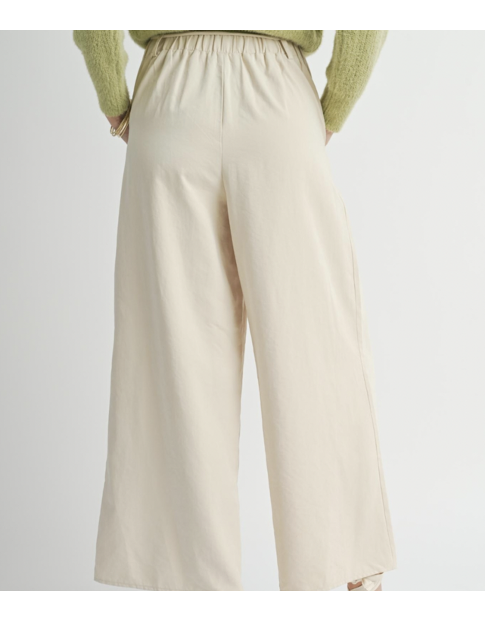 Sadie & Sage Sadie & Sage - Past Midnight Wide Leg Pants (Cream)