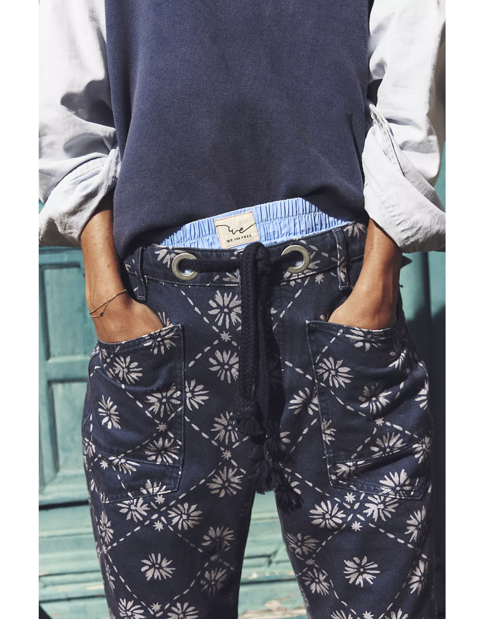 Free people Free People - Day To Day Solid Boxer (Placid Blue)