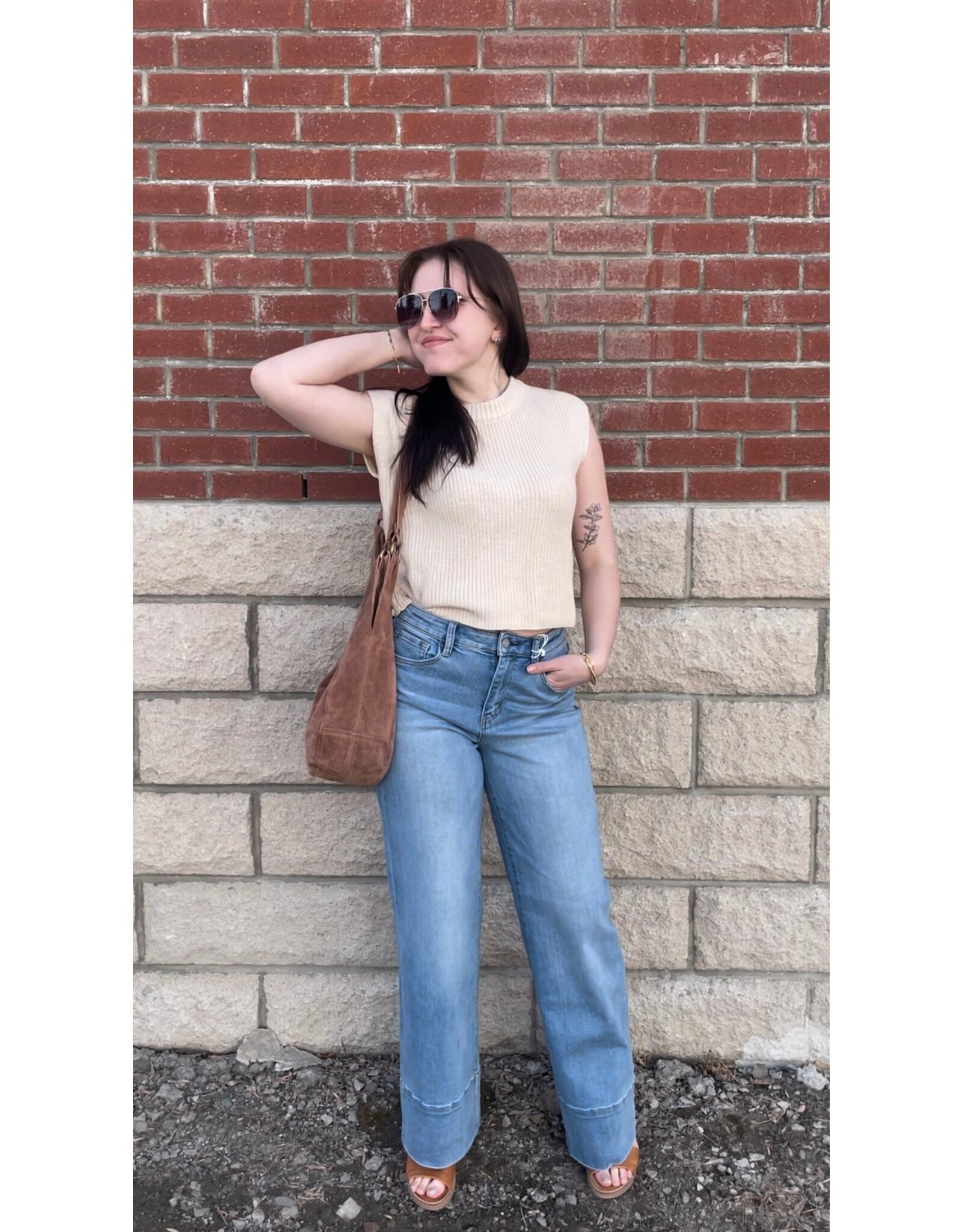 VERVET VERVET - Olivia High Wide Leg Jeans (Legitimate)