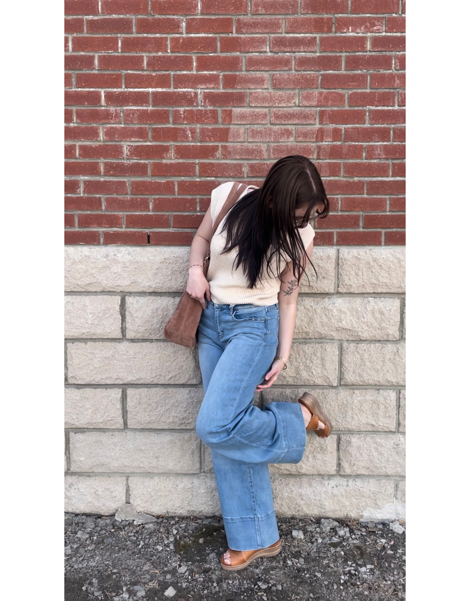 VERVET VERVET - Olivia High Wide Leg Jeans (Legitimate)