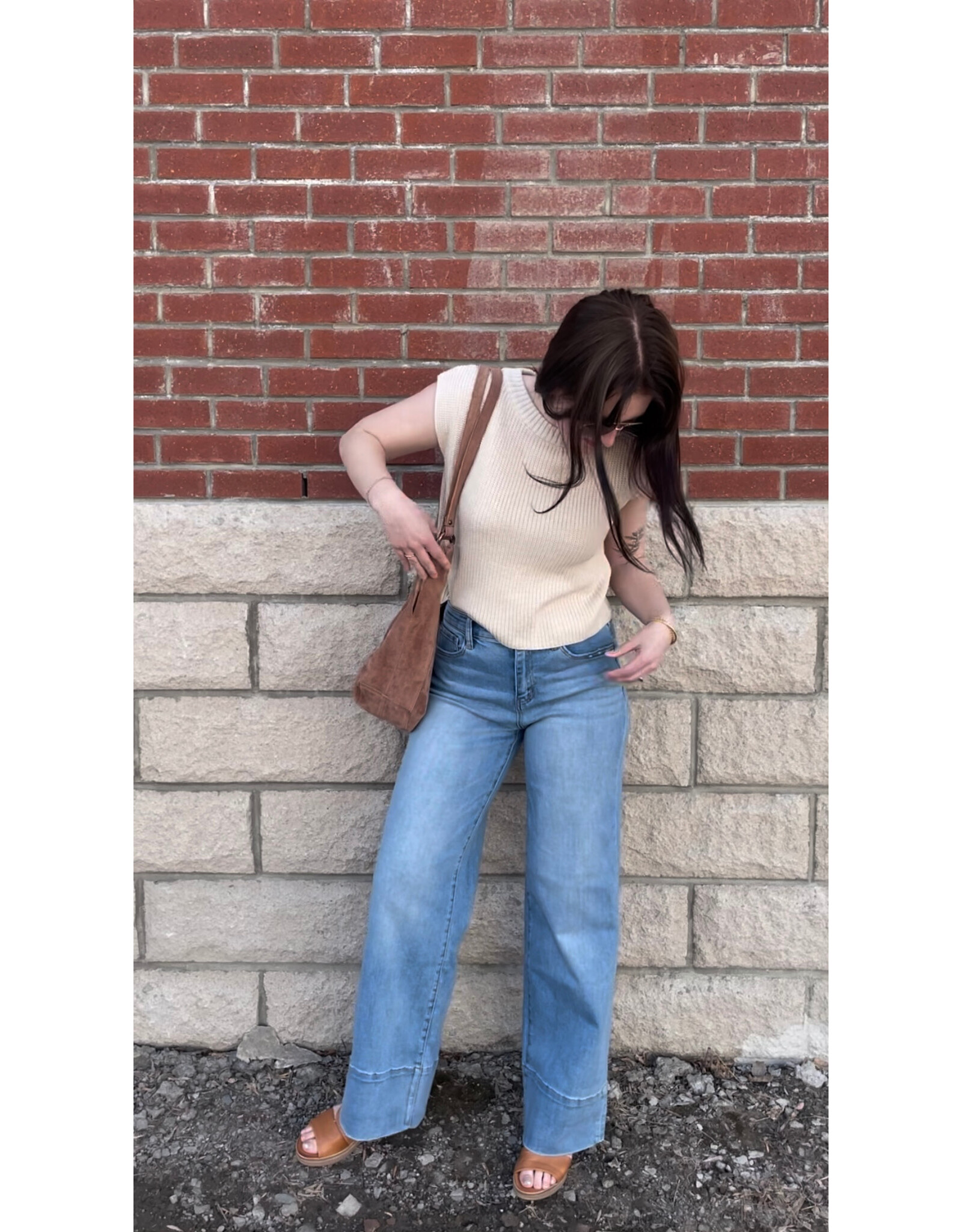 VERVET VERVET - Olivia High Wide Leg Jeans (Legitimate)