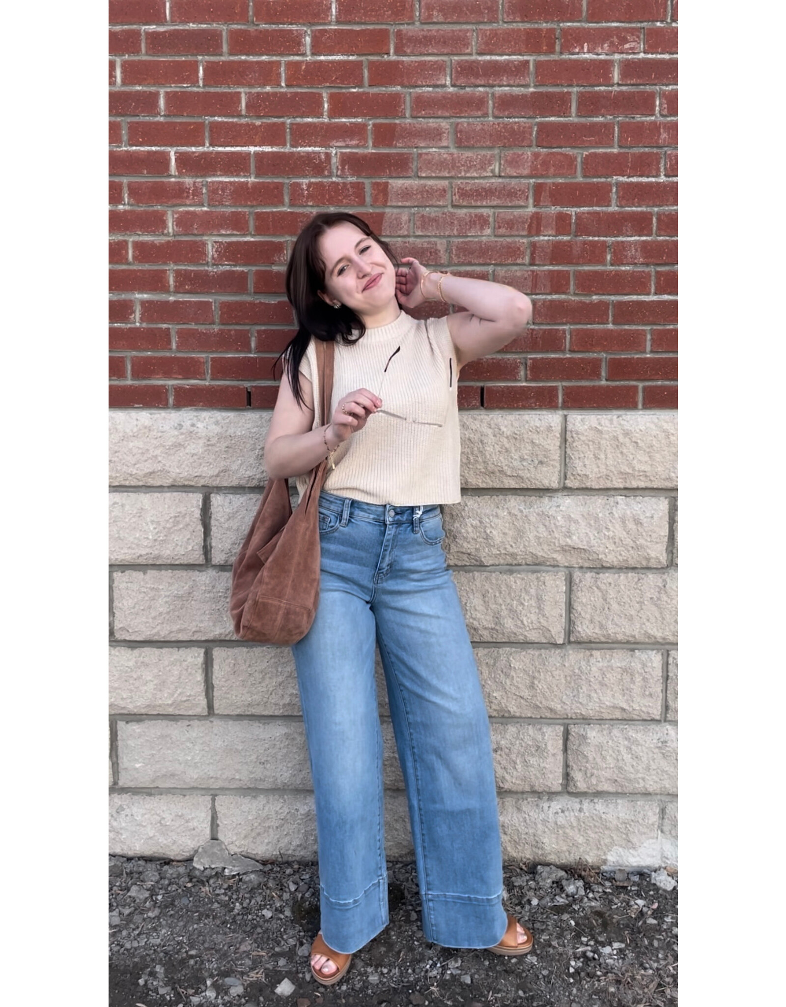 VERVET VERVET - Olivia High Wide Leg Jeans (Legitimate)