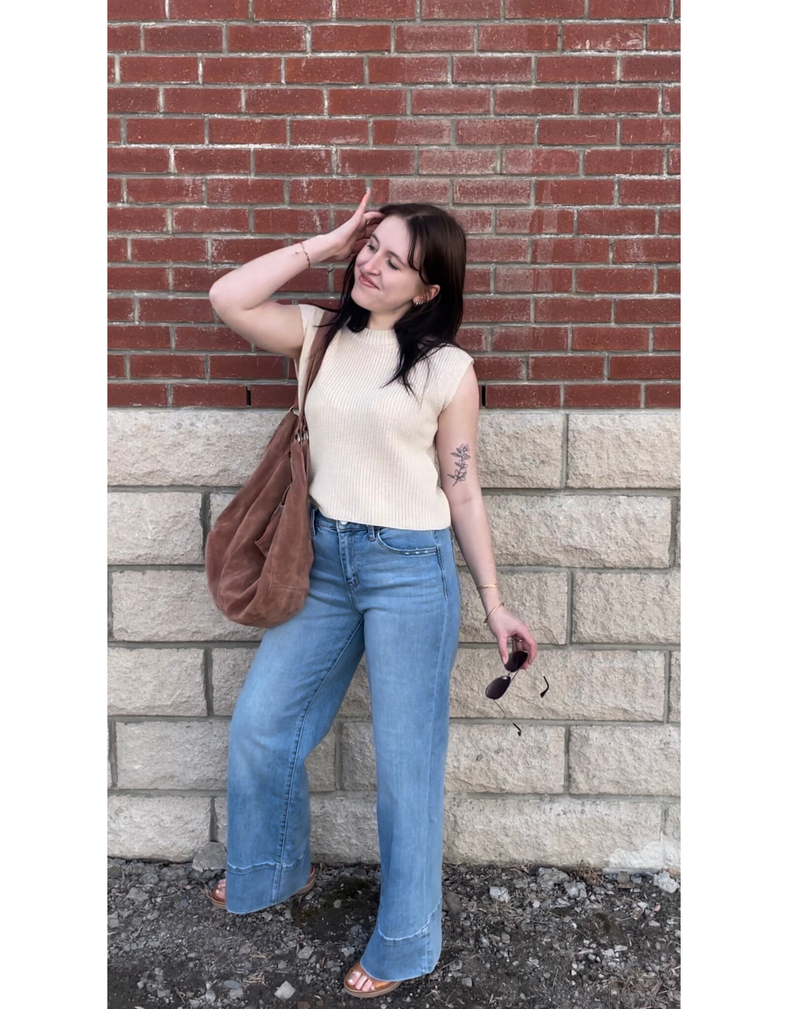 VERVET VERVET - Olivia High Wide Leg Jeans (Legitimate)
