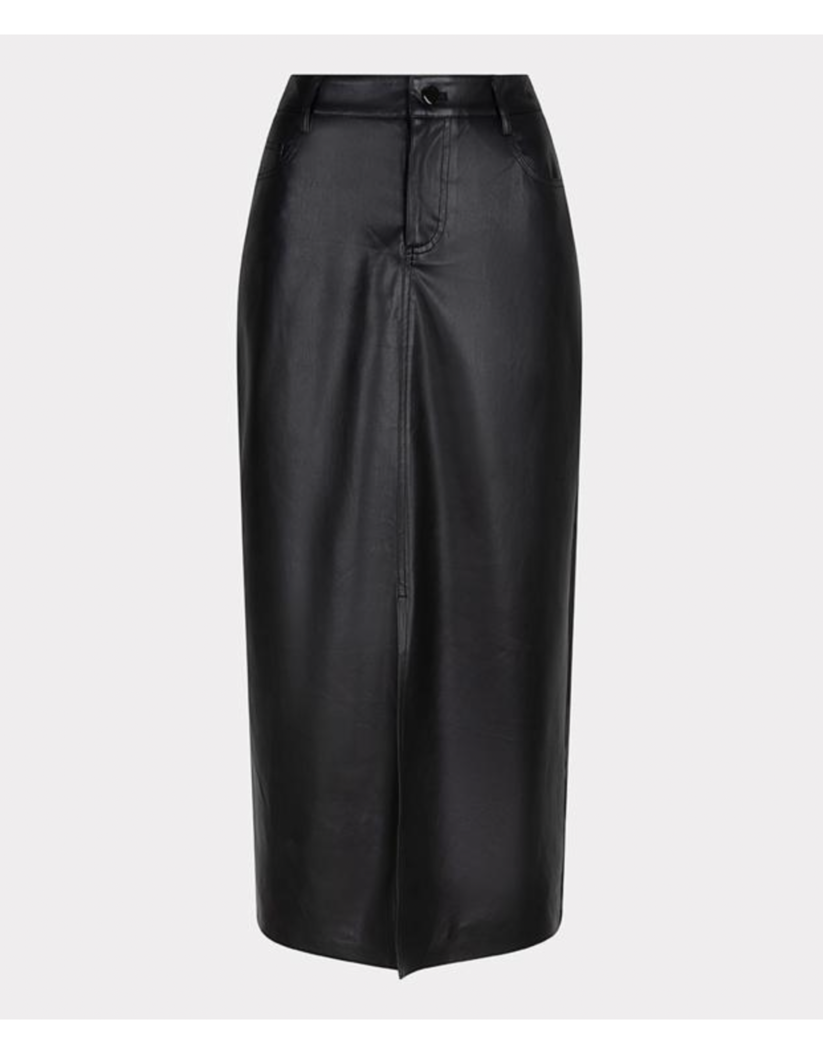 EsQualo EsQualo - Vegan Leather Maxi Skirt (Black)