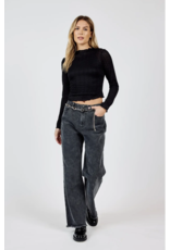 Sadie & Sage Sadie & Sage - Flagship Stretch Lace Top (Black)