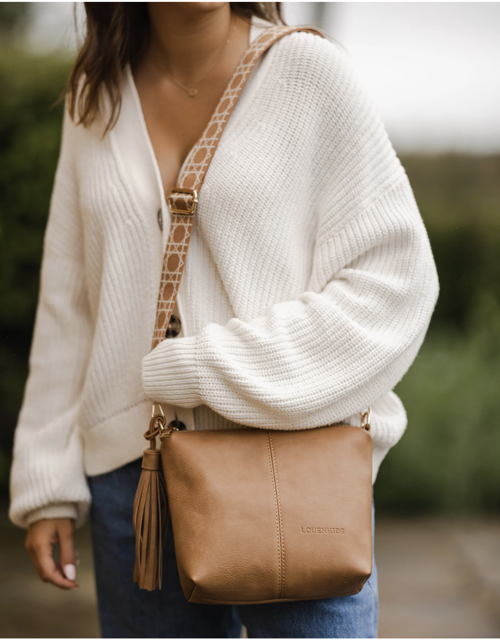 Louenhide Louenhide - Kasey Ezra Crossbody Bag (Camel)
