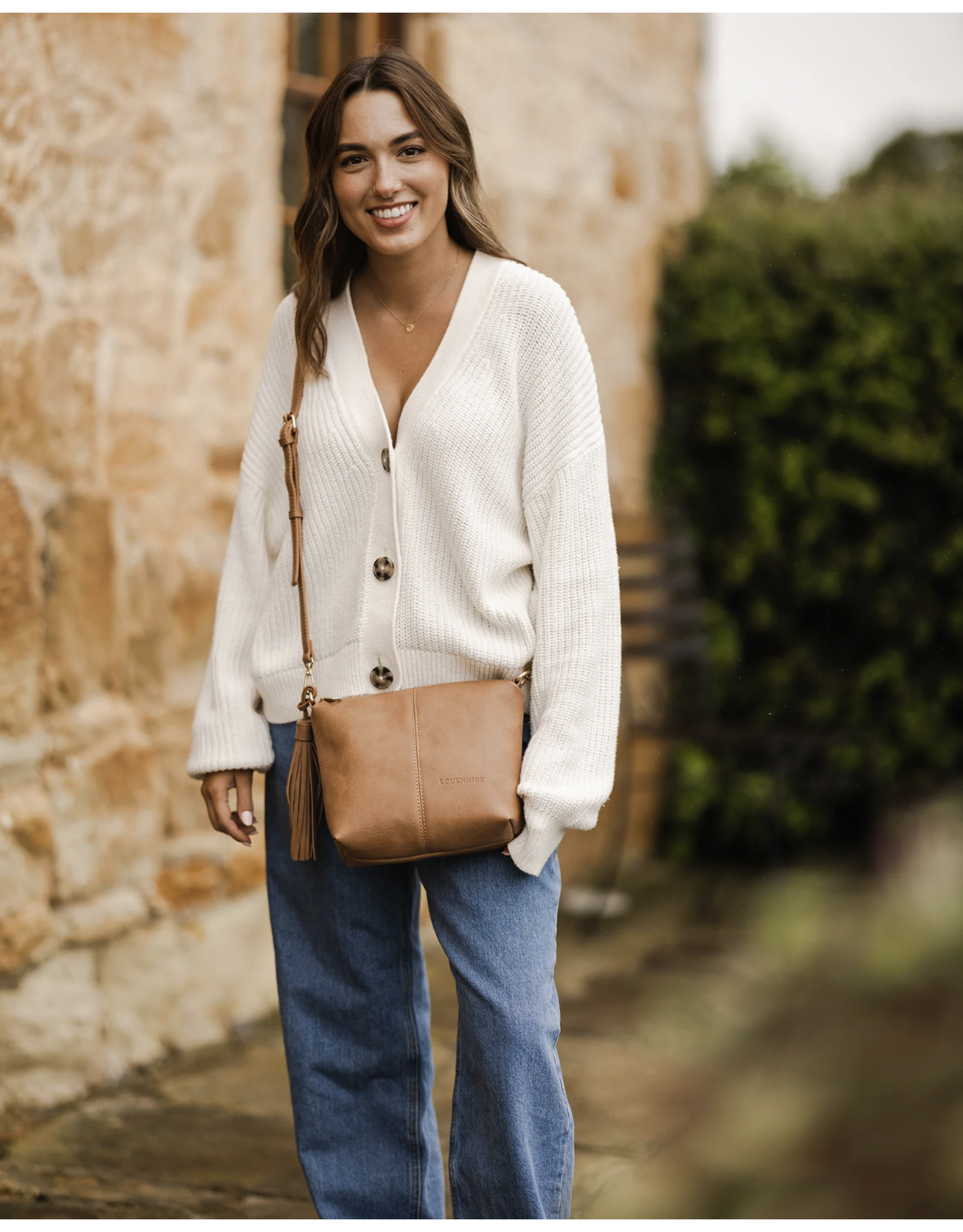 Louenhide Louenhide - Kasey Ezra Crossbody Bag (Camel)