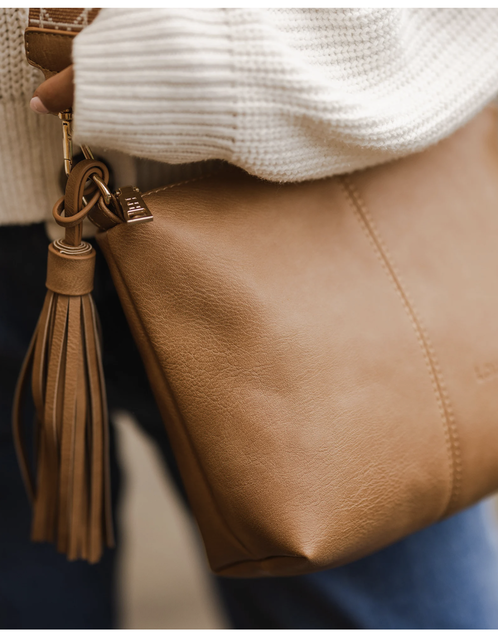 Louenhide Louenhide - Kasey Ezra Crossbody Bag (Camel)