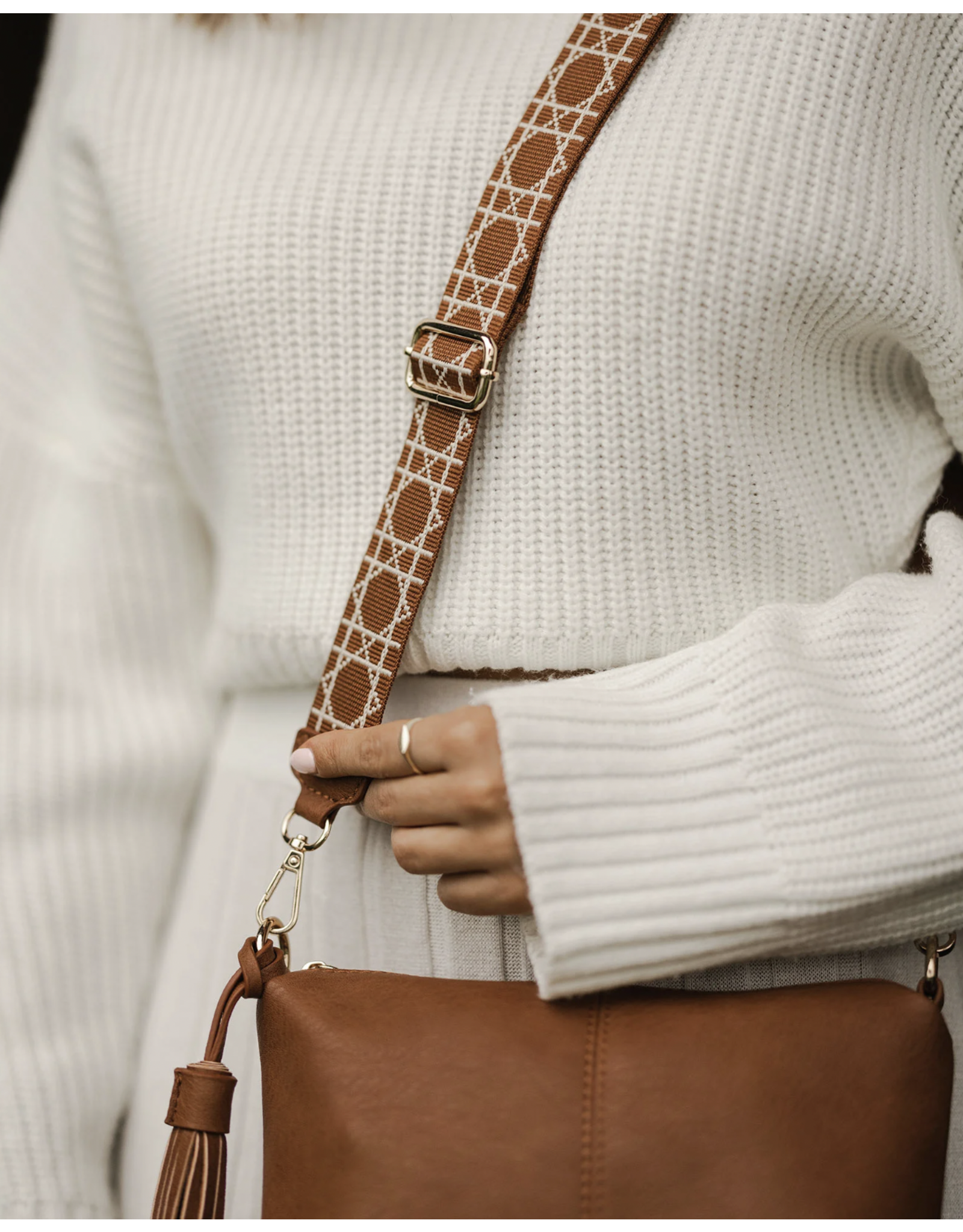 Louenhide Louenhide - Kasey Ezra Crossbody Bag (Tan)