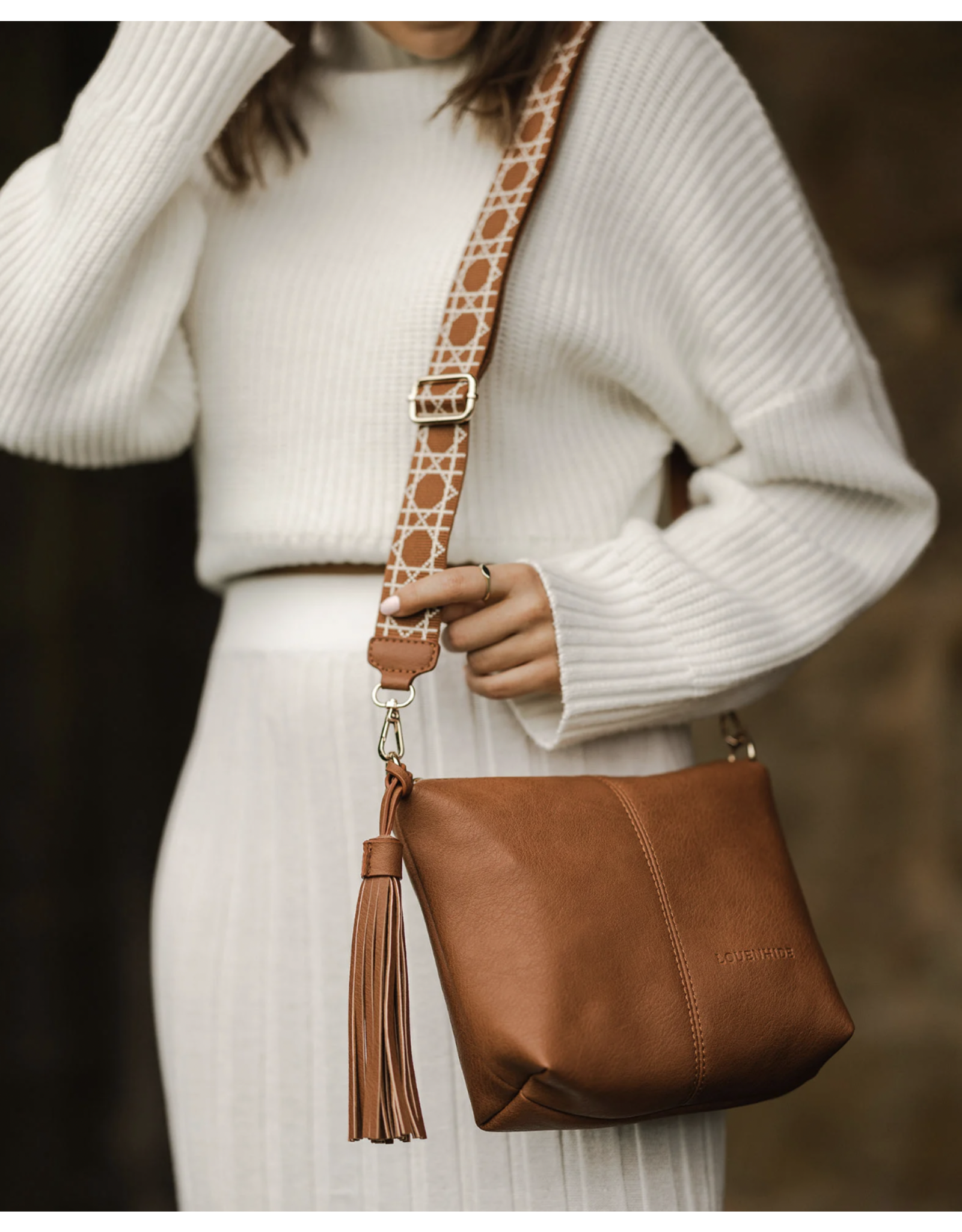 Louenhide Louenhide - Kasey Ezra Crossbody Bag (Tan)