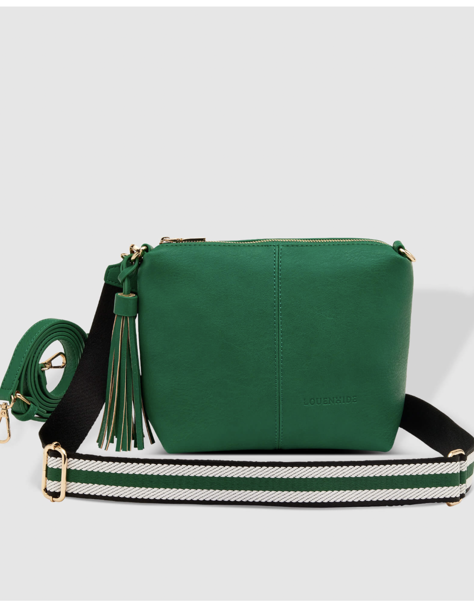 Louenhide Louenhide - Kasey Stripe Crossbody Bag (Green)