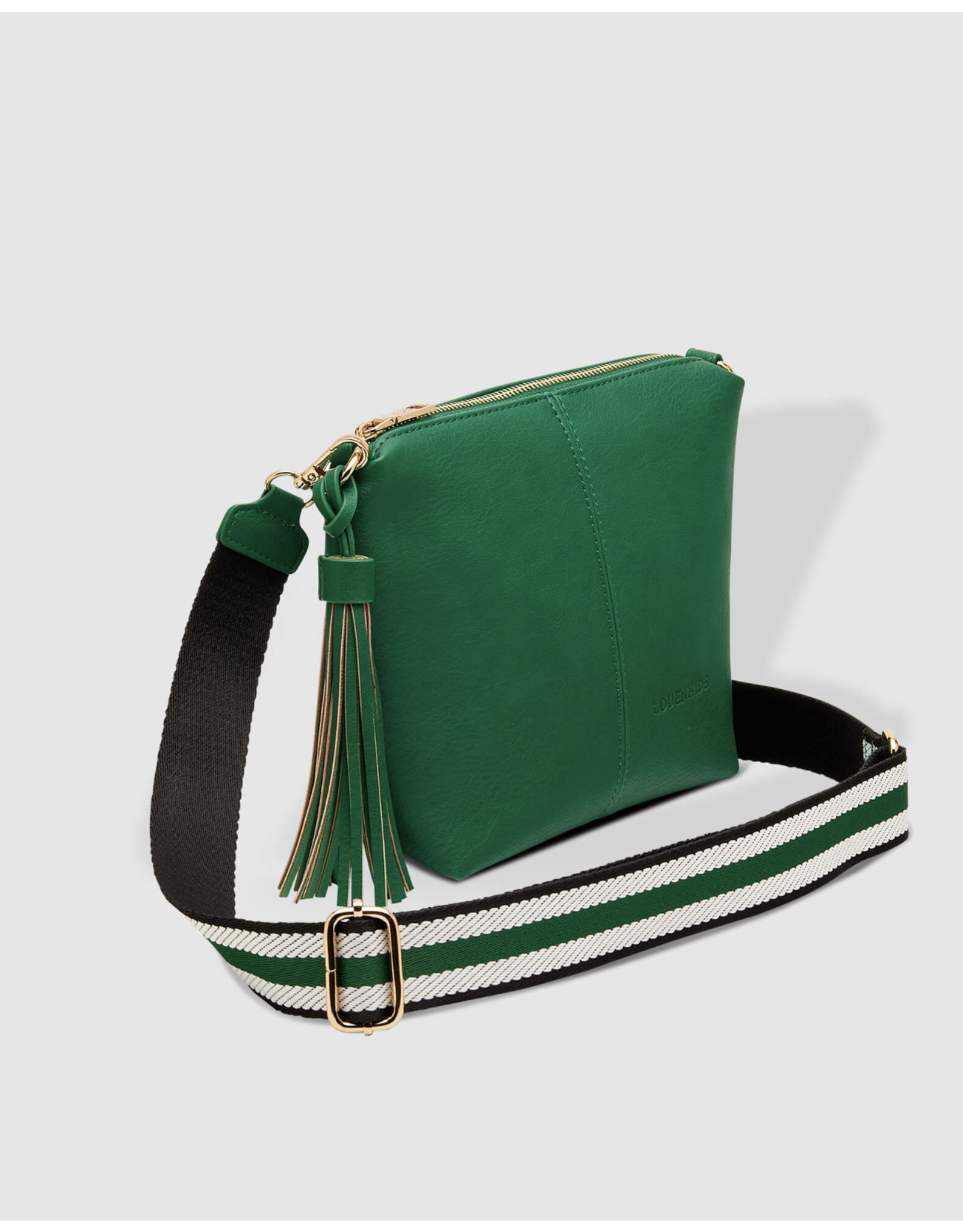 Louenhide Louenhide - Kasey Stripe Crossbody Bag (Green)
