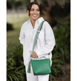 Louenhide Louenhide - Kasey Stripe Crossbody Bag (Green)