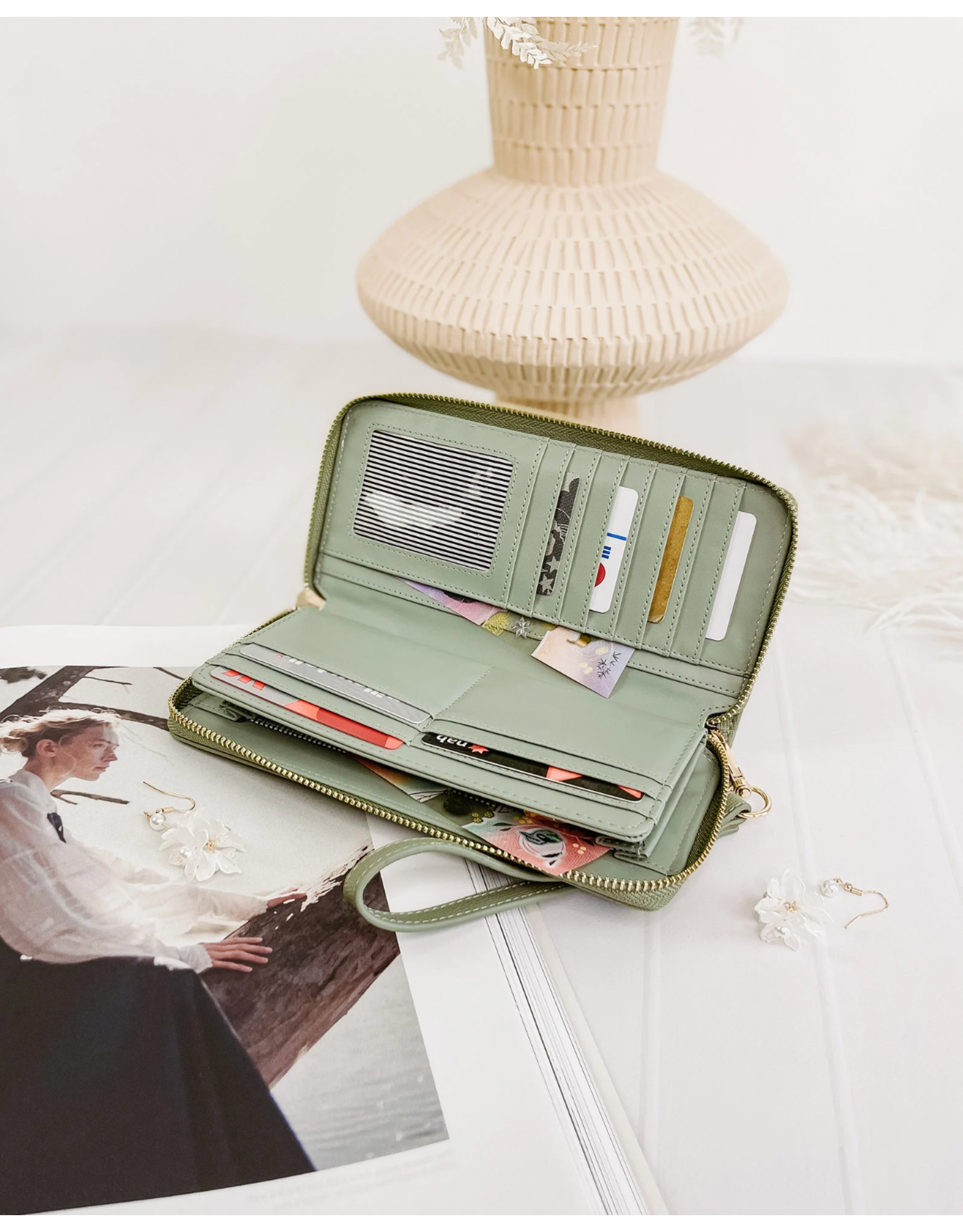 Louenhide Louenhide - Jessica Wallet (Sage Green)