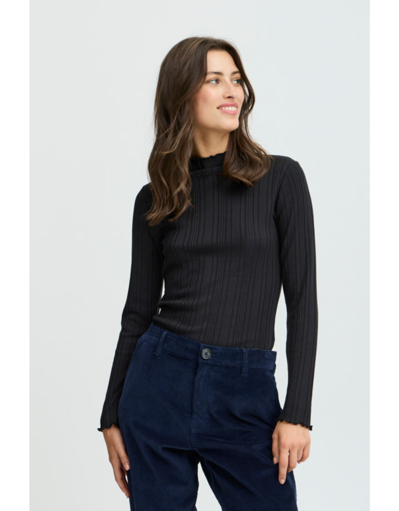 b.young b.young - Smirna Long Sleeve Top (Black)