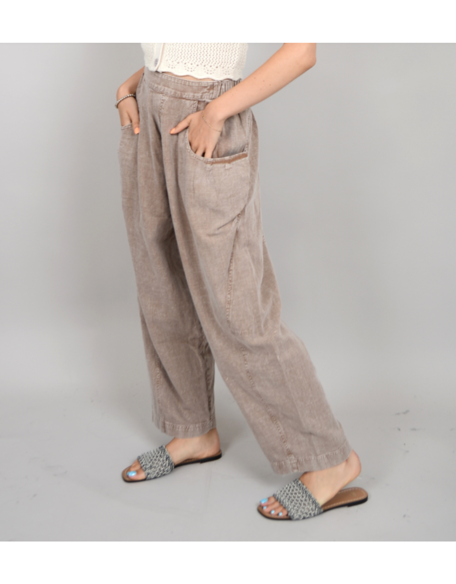 RD Style RD Style - Amalfi Pull On Barrel Pants (Acorn)