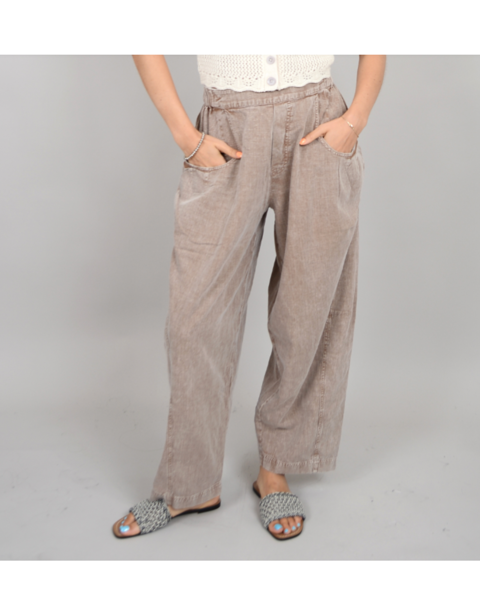 RD Style RD Style - Amalfi Pull On Barrel Pants (Acorn)