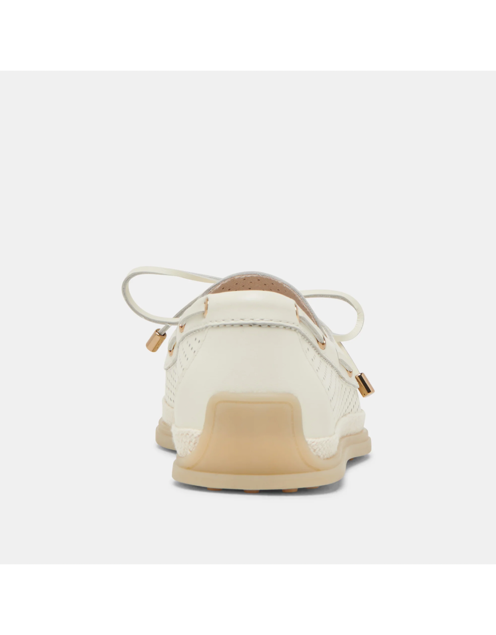 Dolce Vita Dolce Vita - Doris Perforated Boat Shoe (Off White Leather)