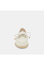 Dolce Vita Dolce Vita - Doris Perforated Boat Shoe (Off White Leather)