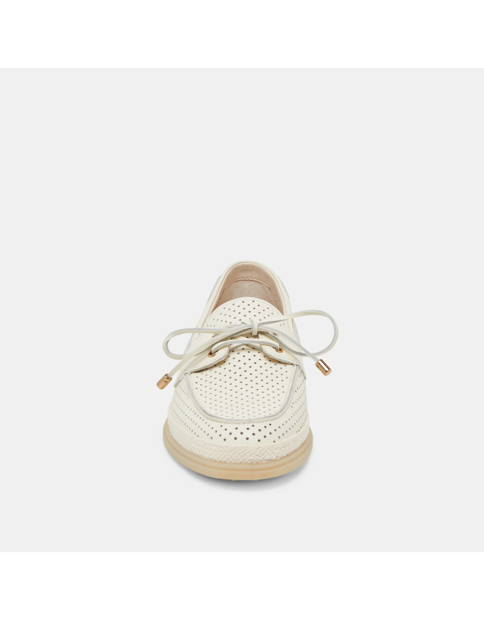 Dolce Vita Dolce Vita - Doris Perforated Boat Shoe (Off White Leather)
