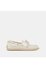 Dolce Vita Dolce Vita - Doris Perforated Boat Shoe (Off White Leather)