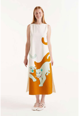 Compania Fantastica Compania Fantastica -  Jaguar Print Midi Dress