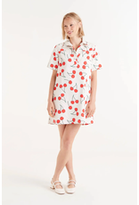Compania Fantastica Compania Fantastica -  Cherry Print Mini Dress (Red / White)