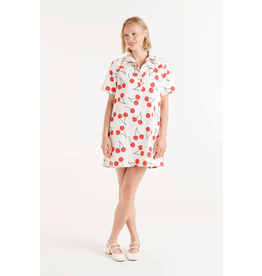 Compania Fantastica Compania Fantastica -  Cherry Print Mini Dress (Red / White)
