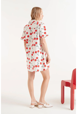 Compania Fantastica Compania Fantastica -  Cherry Print Mini Dress (Red / White)