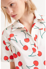 Compania Fantastica Compania Fantastica -  Cherry Print Mini Dress (Red / White)
