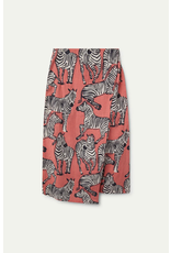 Compania Fantastica Compania Fantastica -  Zebra Print Midi Skirt (Pink)