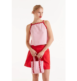 Compania Fantastica Compania Fantastica -  Strappy Top (Pink / Red)