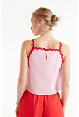 Compania Fantastica Compania Fantastica -  Strappy Top (Pink / Red)