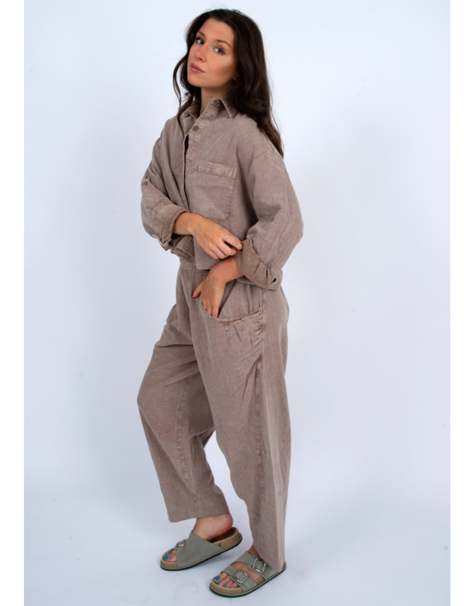 RD Style RD Style - Amalfi Pull On Barrel Pants (Acorn)