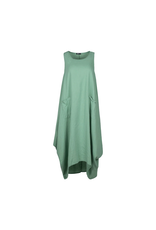 Made in Italy - Flowy Dress  with Pockets (Jade)