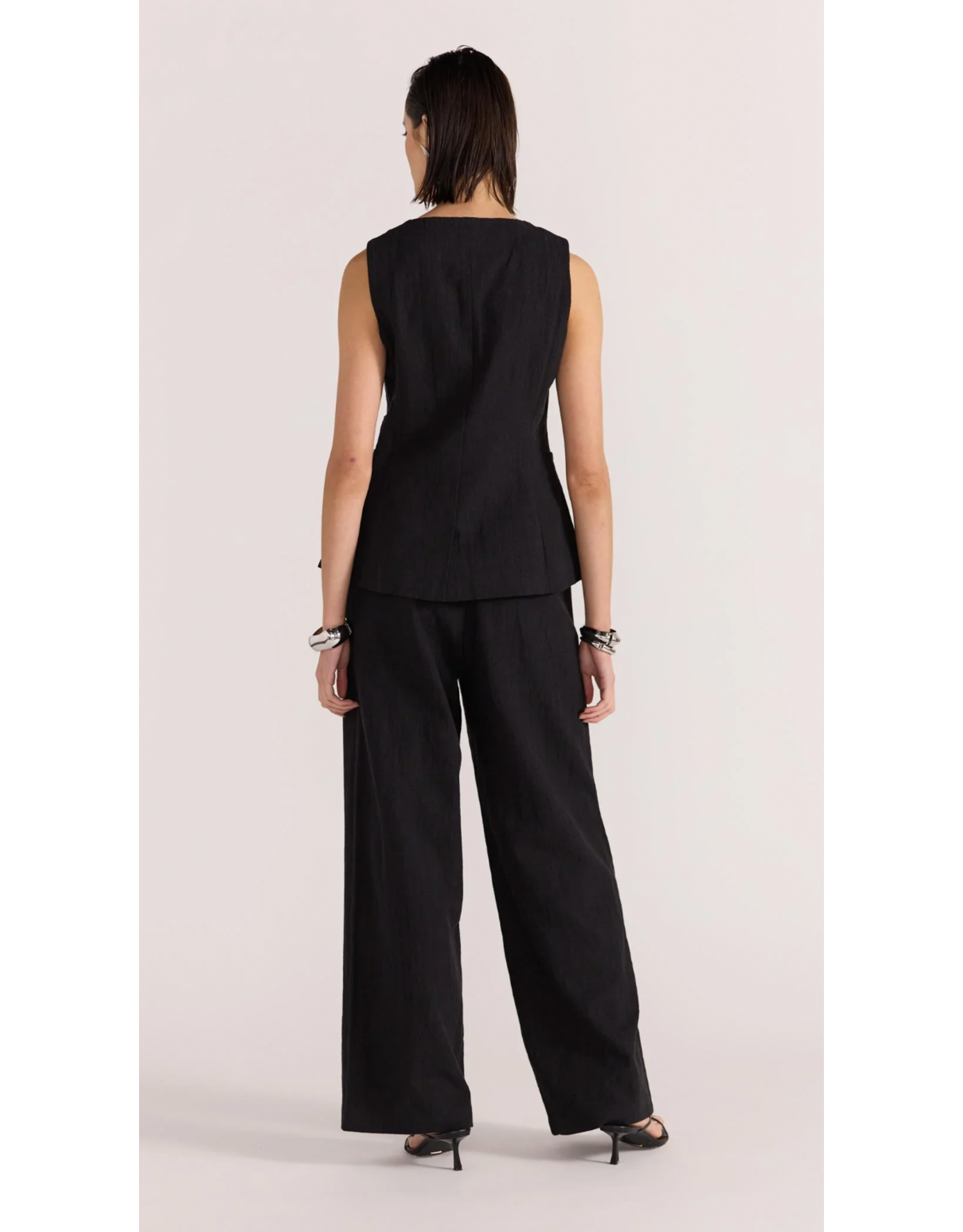 Staple The Label Staple - Athena Longline Vest (Black)