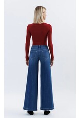 VERVET VERVET - Jesse Mid Rise Palazzo Jeans (Humane)