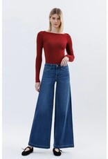VERVET VERVET - Jesse Mid Rise Palazzo Jeans (Humane)