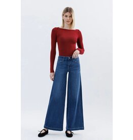 VERVET VERVET - Jesse Mid Rise Palazzo Jeans (Humane)
