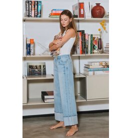VERVET VERVET - High Rise Cuffed Baggy Wide Leg (Streamlined)