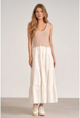 Elan Elan - Aries Mid Woven & Knit Mix (White)
