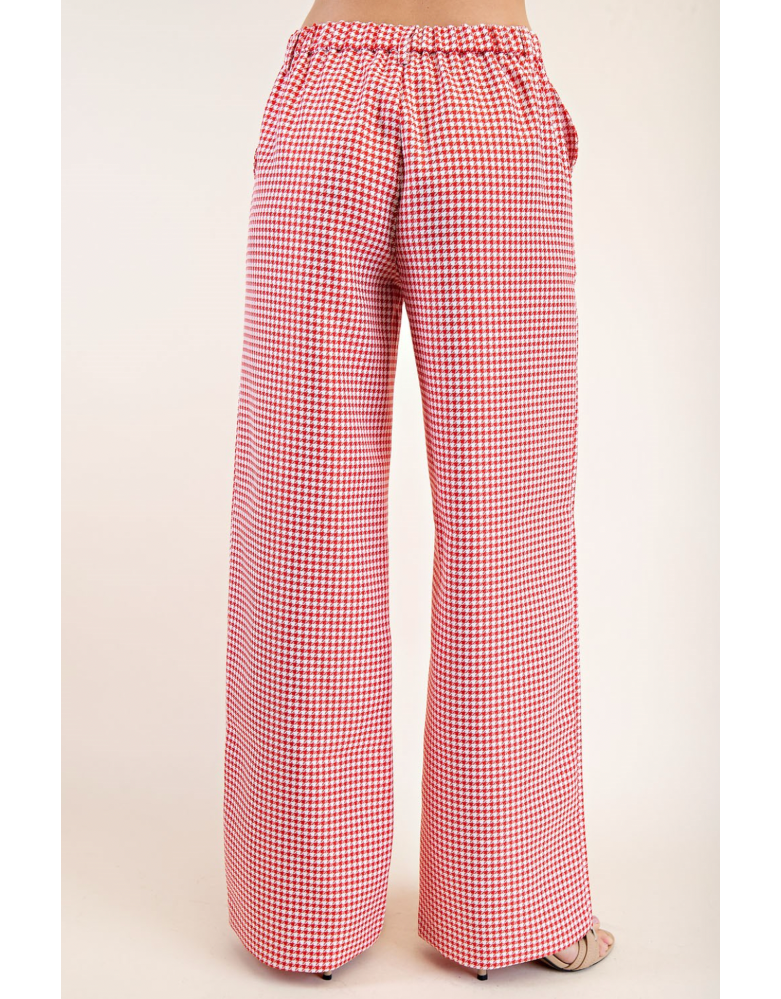 glam Midrise Long Pants (Red)