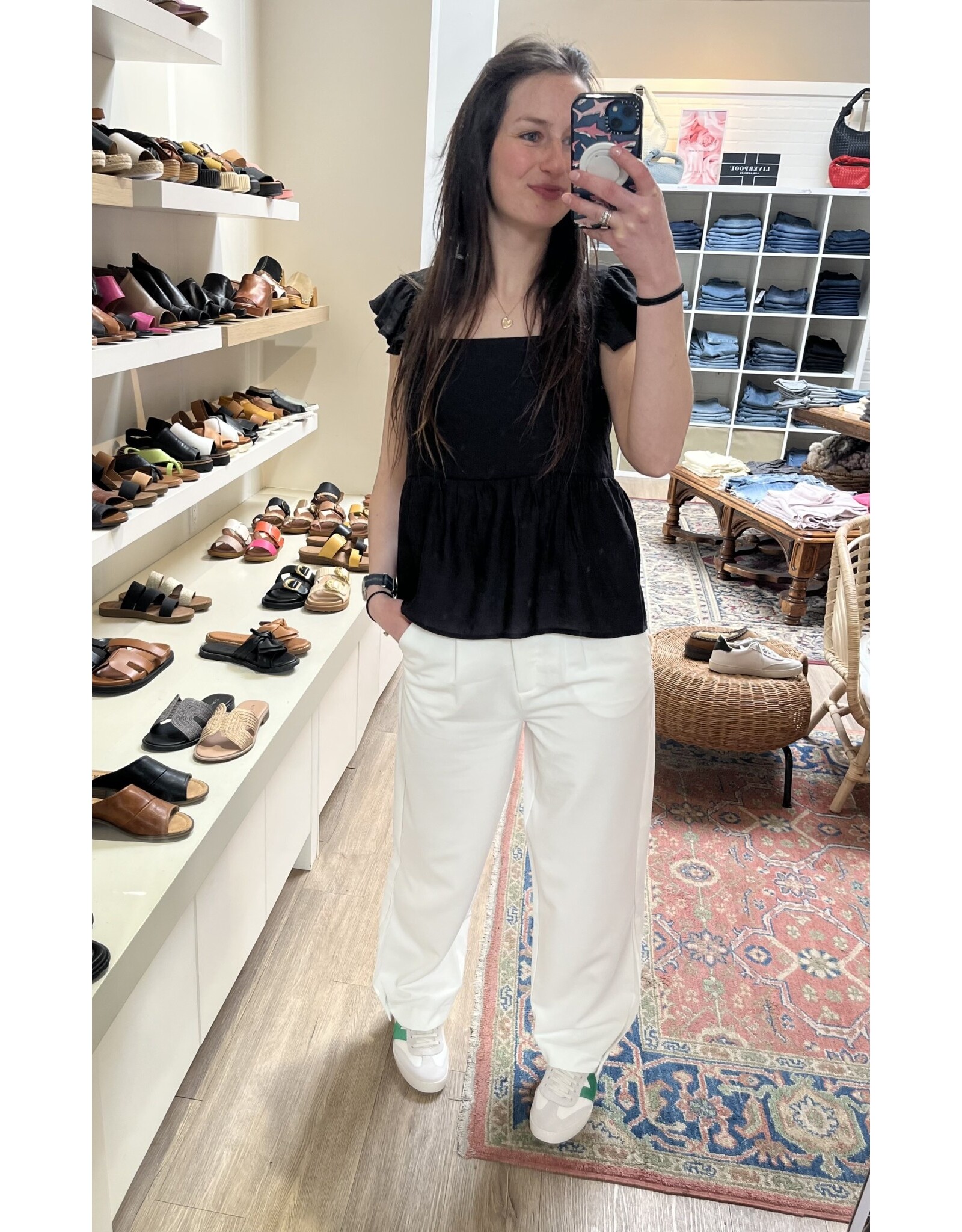 ICHI ICHI - Quilla top (Black)