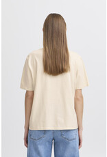 ICHI ICHI - Nayola Shirt with Crochet Lace Detail (Almond Milk)