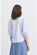 b.young b.young - Imogen Short Sleeve Blouse (Silver Lake Blue)