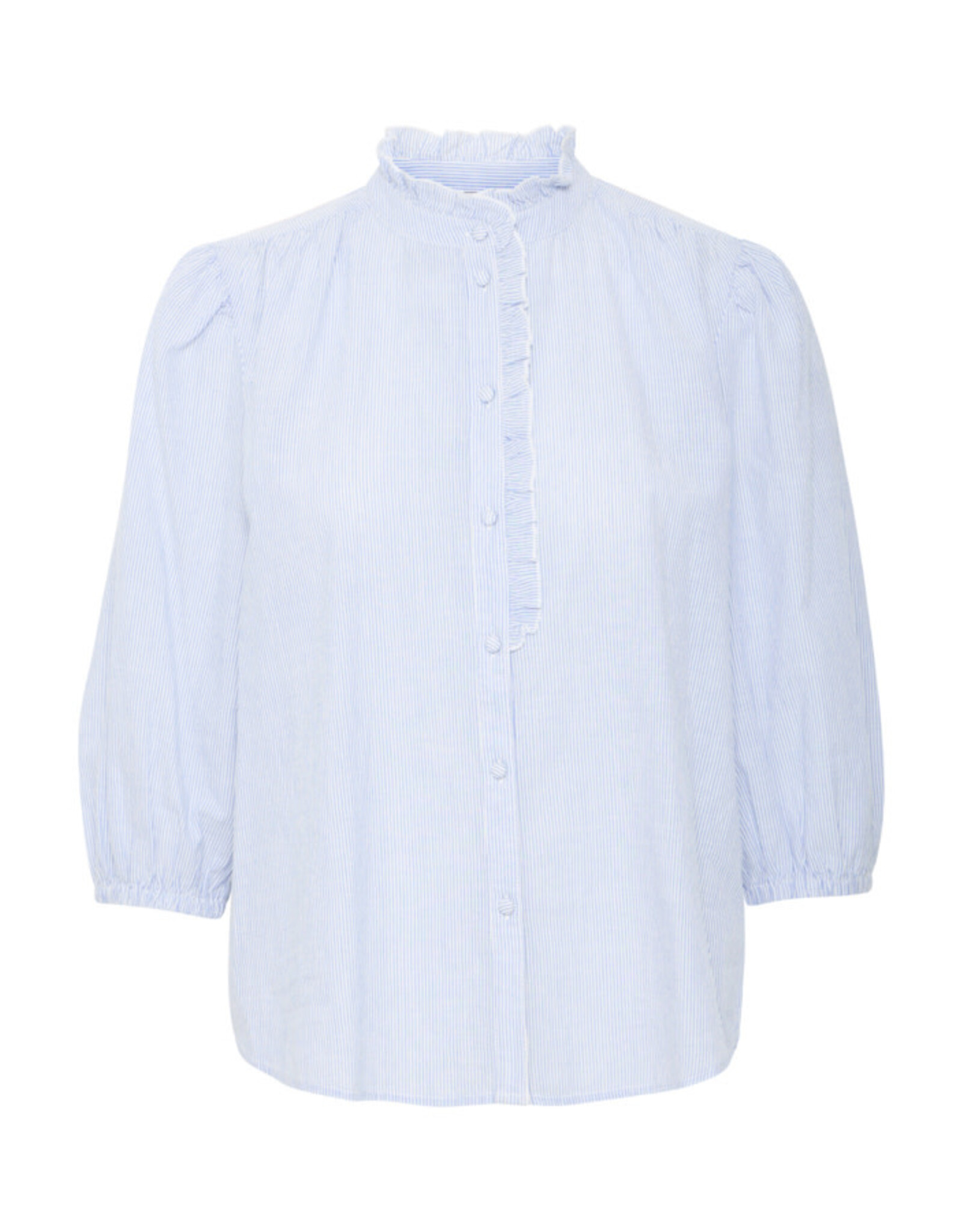 b.young b.young - Imogen Short Sleeve Blouse (Silver Lake Blue)